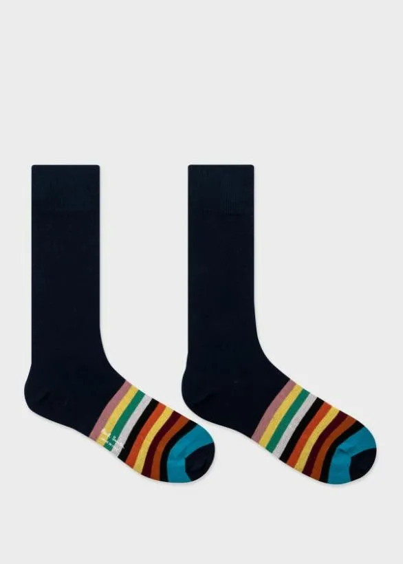 Paul Smith Socks 039Signature Stripe039 Socks Navy 8211 Mens