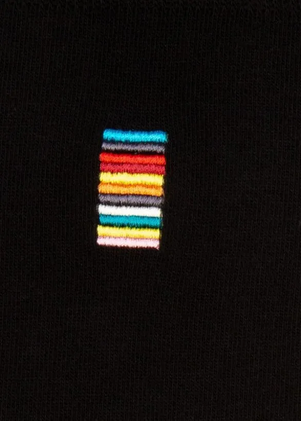 Paul Smith Socks Embroidered 039Signature Stripe039 Socks Black 8211 Mens