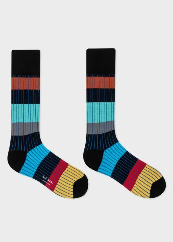 Paul Smith Socks Mixed Pattern Socks Three Pack Multicolour 8211 Mens