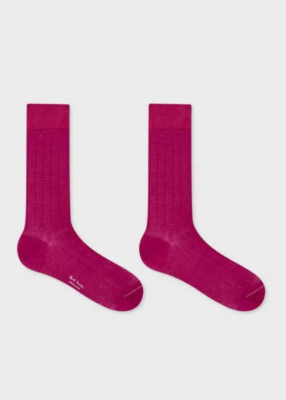 Paul Smith Socks Plain Ribbed Socks ThreePack Multicolour 8211 Mens