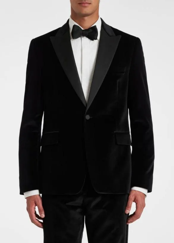 Paul Smith Suits Velvet Evening Suit Black 8211 Mens Paul Smith Suits Velvet Evening Suit Black 8211 Mens