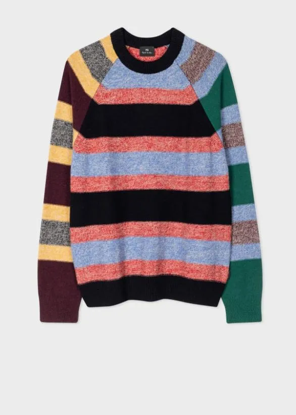 Paul Smith Sweaters Multi Stripe Sweater Multicolour 8211 Mens