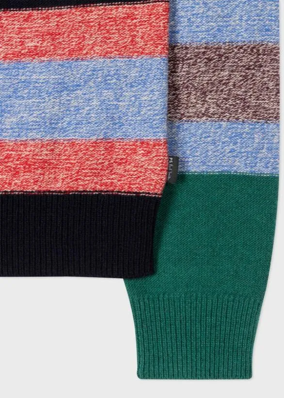 Paul Smith Sweaters Multi Stripe Sweater Multicolour 8211 Mens