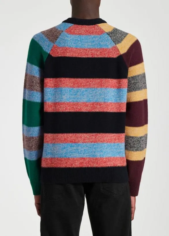 Paul Smith Sweaters Multi Stripe Sweater Multicolour 8211 Mens