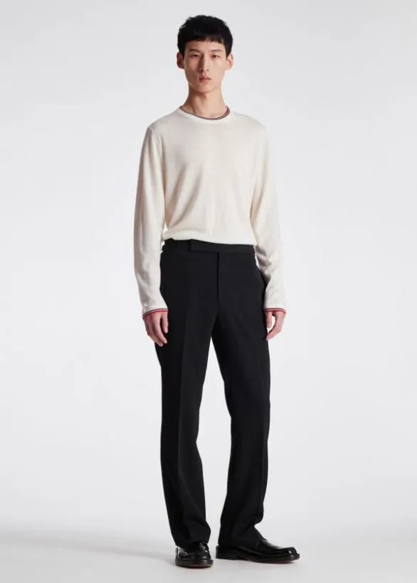 Paul Smith Sweaters Paul Smith and Manchester United 8211 Merino Sweater White 8211 Mens