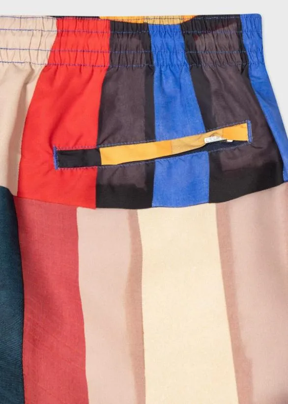 Paul Smith Swimwear 039Overlapping Check039 Swim Shorts Multicolour 8211 Mens
