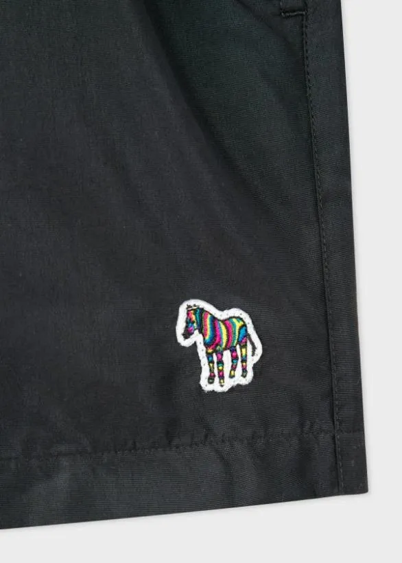 Paul Smith Swimwear 039Zebra039 Logo Swim Shorts Black 8211 Mens