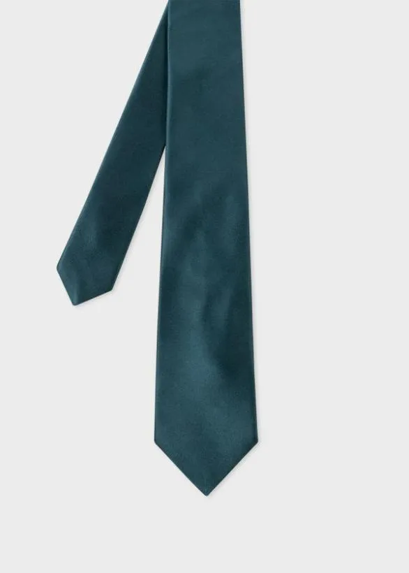 Paul Smith Tailoring Silk Tie Teal 8211 Mens