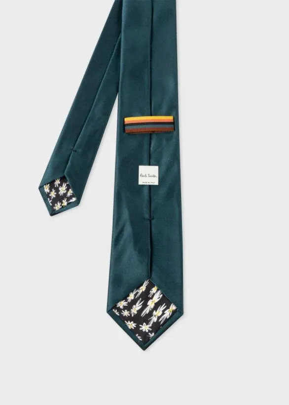 Paul Smith Tailoring Silk Tie Teal 8211 Mens