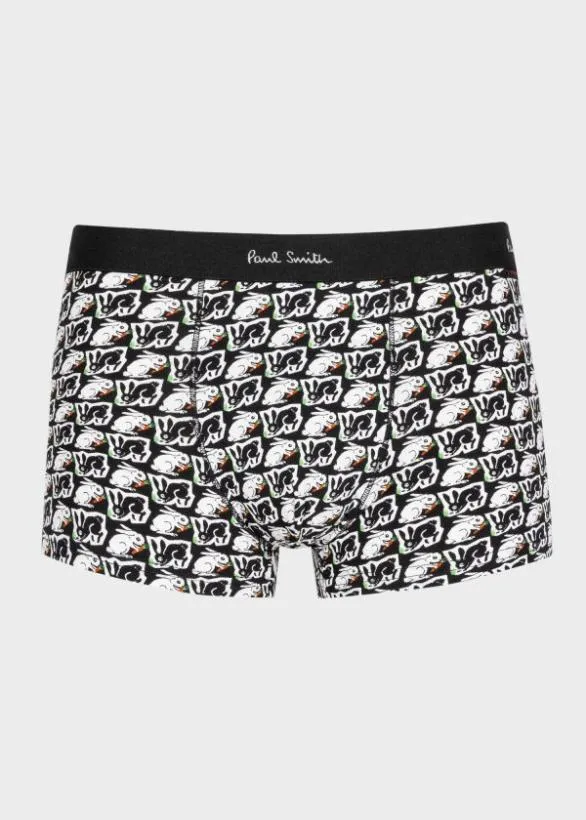 Paul Smith Underwear 039Repeating Bunny039 LowRise Boxer Briefs Black And White 8211 Mens Paul Smith Underwear 039Repeating Bunny039 LowRise Boxer Briefs Black And White 8211 Mens