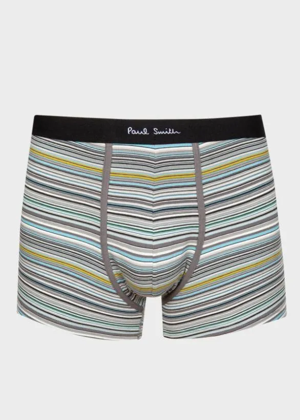 Paul Smith Underwear 039Signature Stripe039 Long Boxer Briefs Three Pack Signature Stripe 8211 Mens