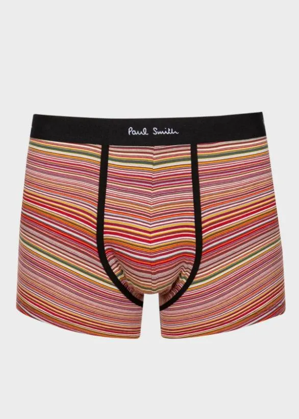 Paul Smith Underwear 039Signature Stripe039 Long Boxer Briefs Three Pack Signature Stripe 8211 Mens