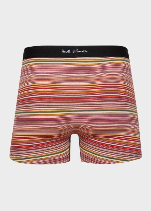 Paul Smith Underwear 039Signature Stripe039 Long Boxer Briefs Three Pack Signature Stripe 8211 Mens