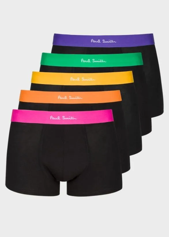 Paul Smith Underwear Boxer Briefs Five Pack Black 8211 Mens