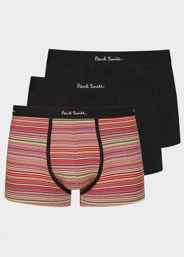 Paul Smith Underwear Mixed Stripe Boxer Briefs Three Pack Signature Stripe 8211 Mens Paul Smith Underwear Mixed Stripe Boxer Briefs Three Pack Signature Stripe 8211 Mens