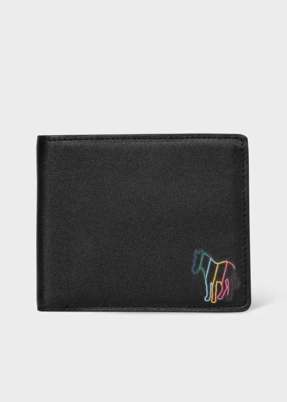 Paul Smith Wallets 039Broad Stripe Zebra039 Billfold Wallet Black 8211 Mens