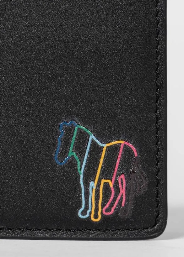 Paul Smith Wallets 039Broad Stripe Zebra039 Billfold Wallet Black 8211 Mens