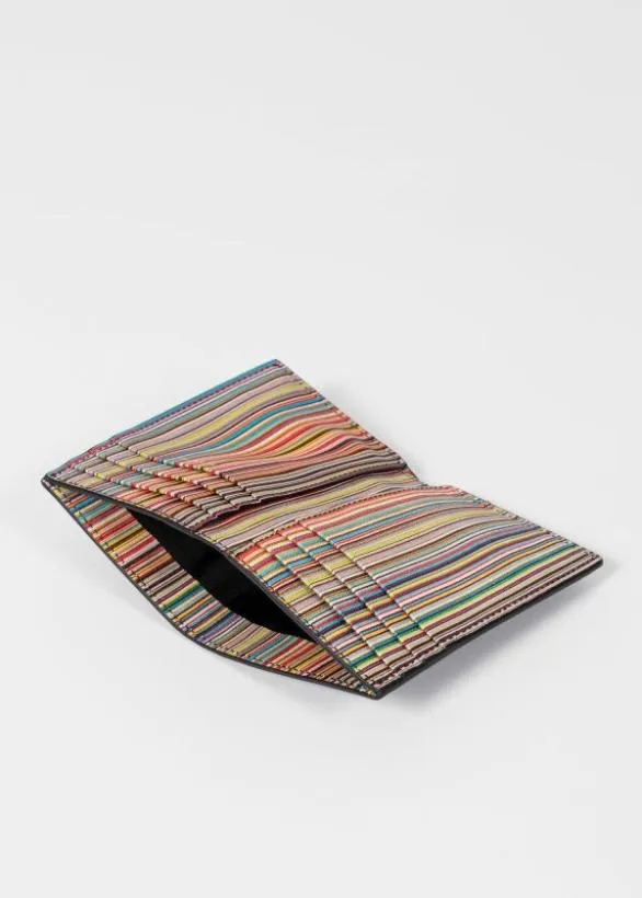 Paul Smith Wallets 039Signature Stripe039 Interior Credit Card Wallet Signature Stripe 8211 Mens