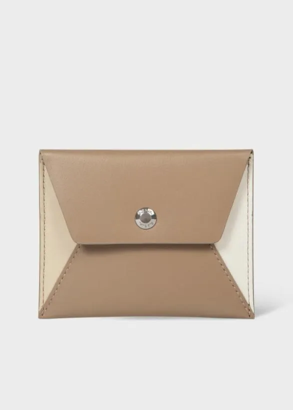 Paul Smith Wallets Envelope Credit Card Wallet Ecru 8211 Mens