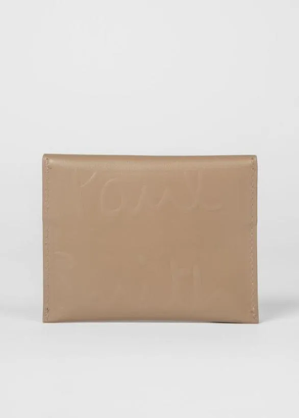 Paul Smith Wallets Envelope Credit Card Wallet Ecru 8211 Mens