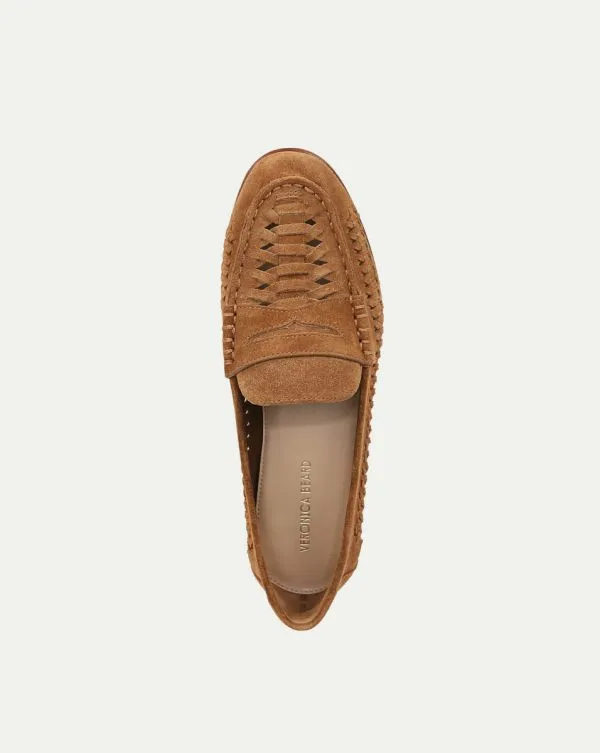 Penny Woven Suede Loafer Hazelwood Women Veronica Beard Shoes Penny Woven Suede Loafer Hazelwood Women Veronica Beard Shoes
