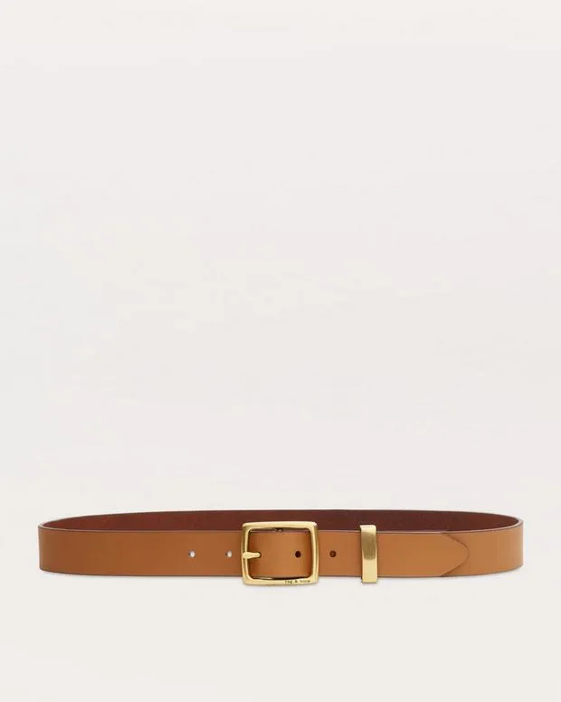 rag and bone Handbags Women X Boyfriend Leather Belt Tan