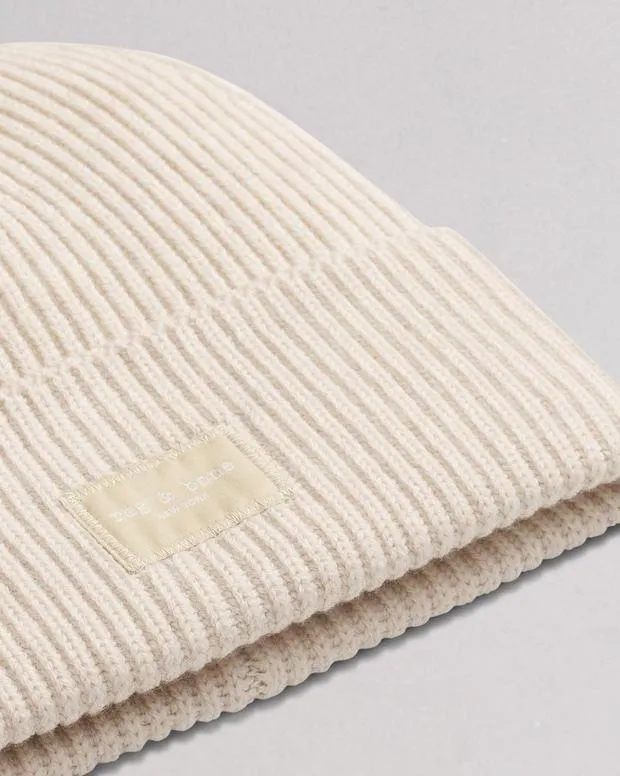 rag and bone JewelryHats and Gloves WomenMen Blake Beanie BlackChocolate BrownIvory