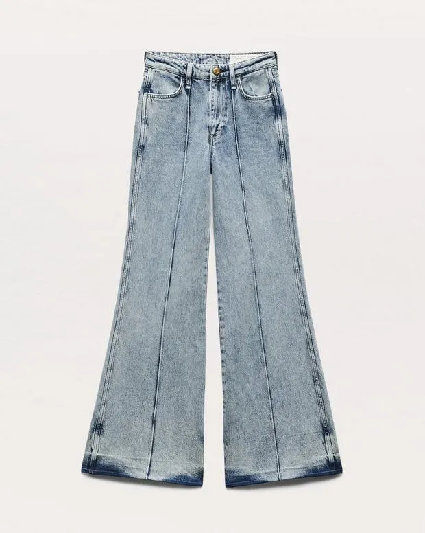 rag and bone WideLeg and BarrelJeans Women Skylar WideLeg Flare Jeans Clementine