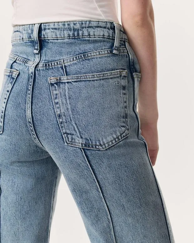 rag and bone WideLeg and BarrelJeans Women Skylar WideLeg Flare Jeans Clementine