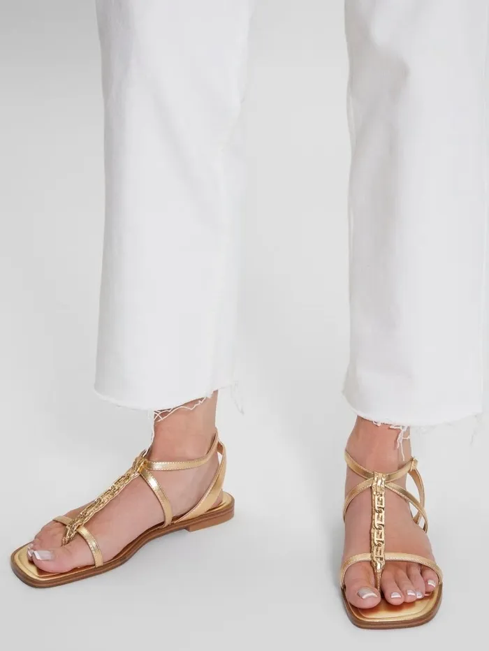 Raima GLink Chain Sandals Gold Women Sandals GUESS