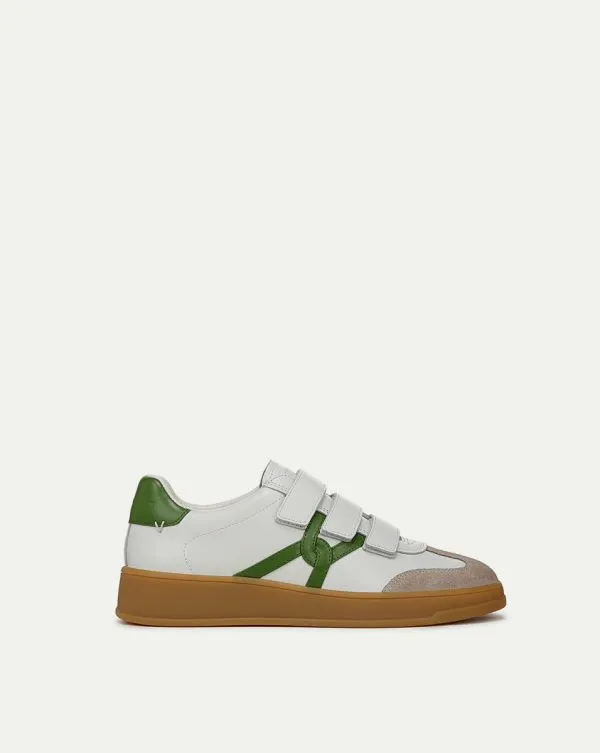 Reagan Velcro Sneaker Whiteandlemongrass Women Veronica Beard Shoes