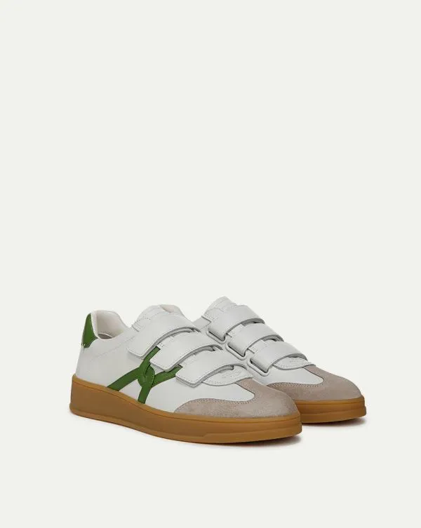 Reagan Velcro Sneaker Whiteandlemongrass Women Veronica Beard Shoes Reagan Velcro Sneaker Whiteandlemongrass Women Veronica Beard Shoes