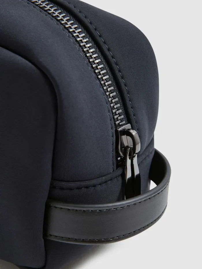 REISS Bags Men Neoprene Wash Bag Dark Navy