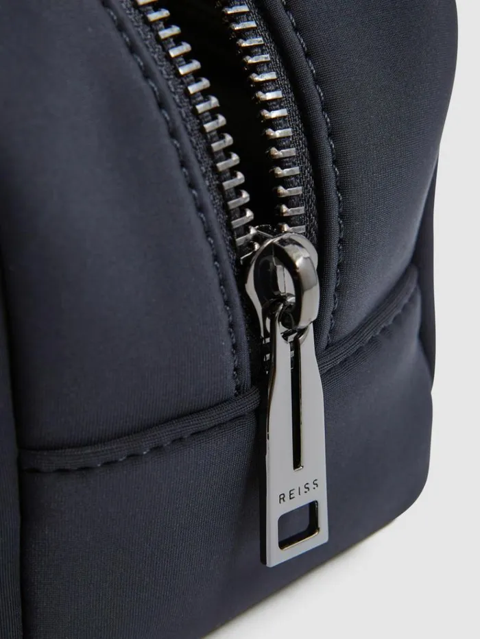 REISS Bags Men Neoprene Wash Bag Dark Navy