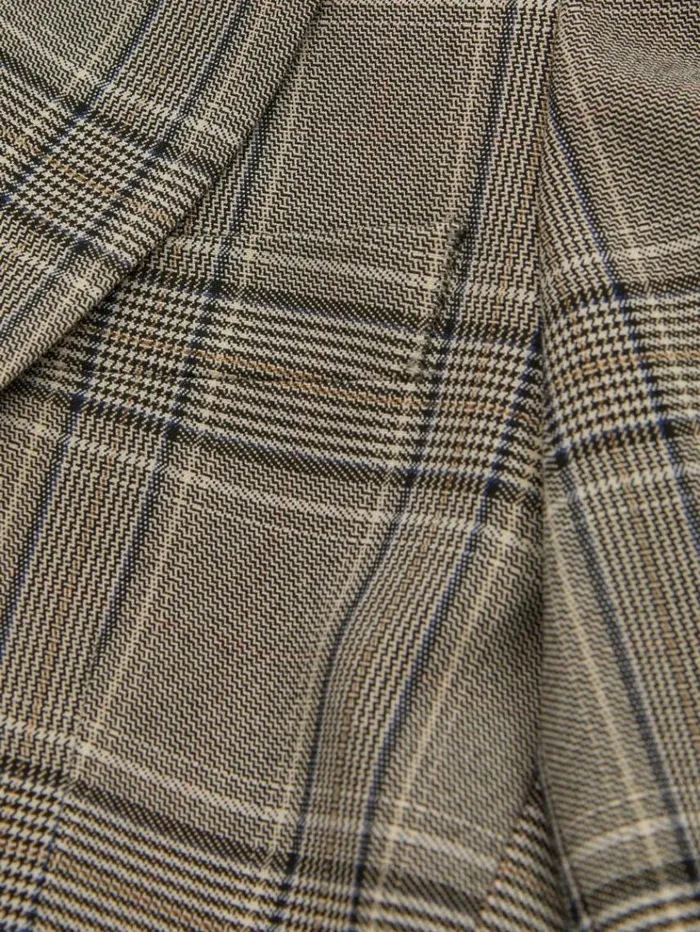 REISS Blazers and Jackets Women Checked Slim Fit Suit Blazer Grey Check