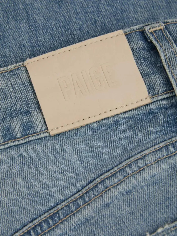 REISS Denim Women Paige Wide Leg Distressed Jeans Magnifique Blue