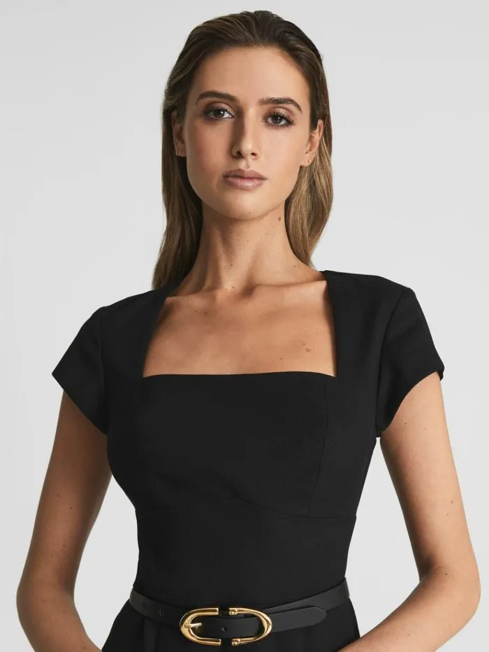 REISS Dresses Women Tailored Dress Black