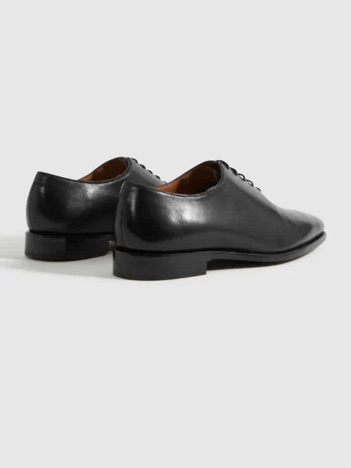 REISS Formal Shoes Men Leather LaceUp Shoes Black