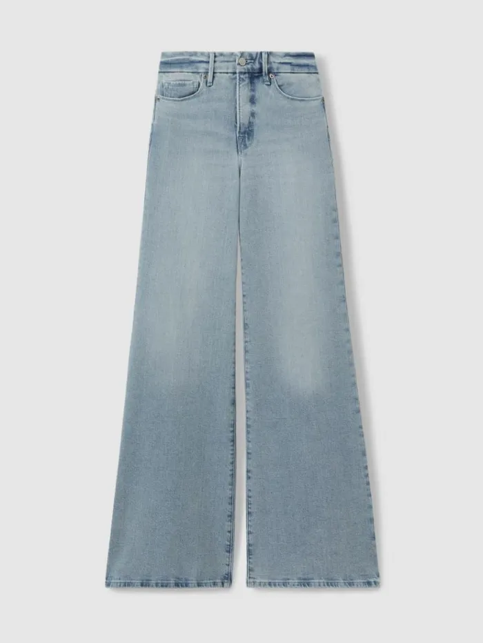 REISS Jeans Women Palazzo Jeans Pale Blue