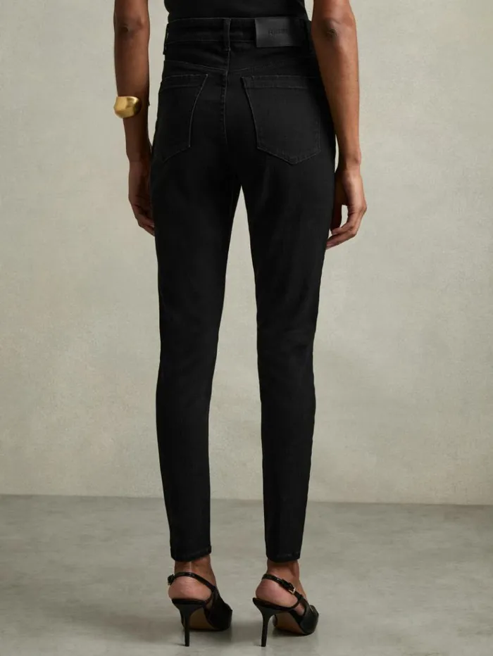 REISS Pants Women Skinny Jeans Black
