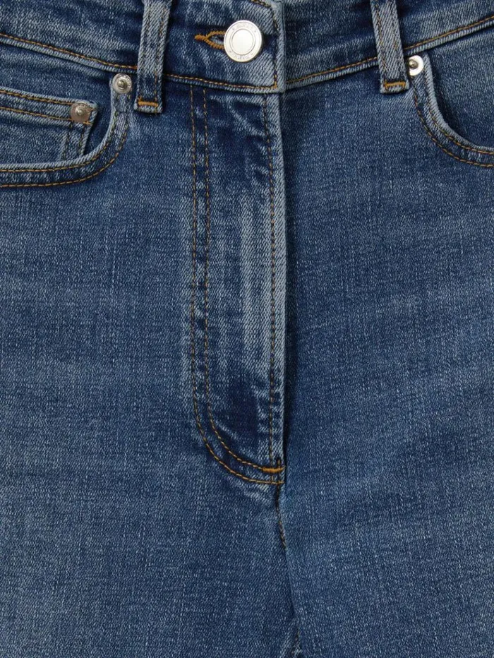 REISS Pants Women Skinny Jeans Mid Blue