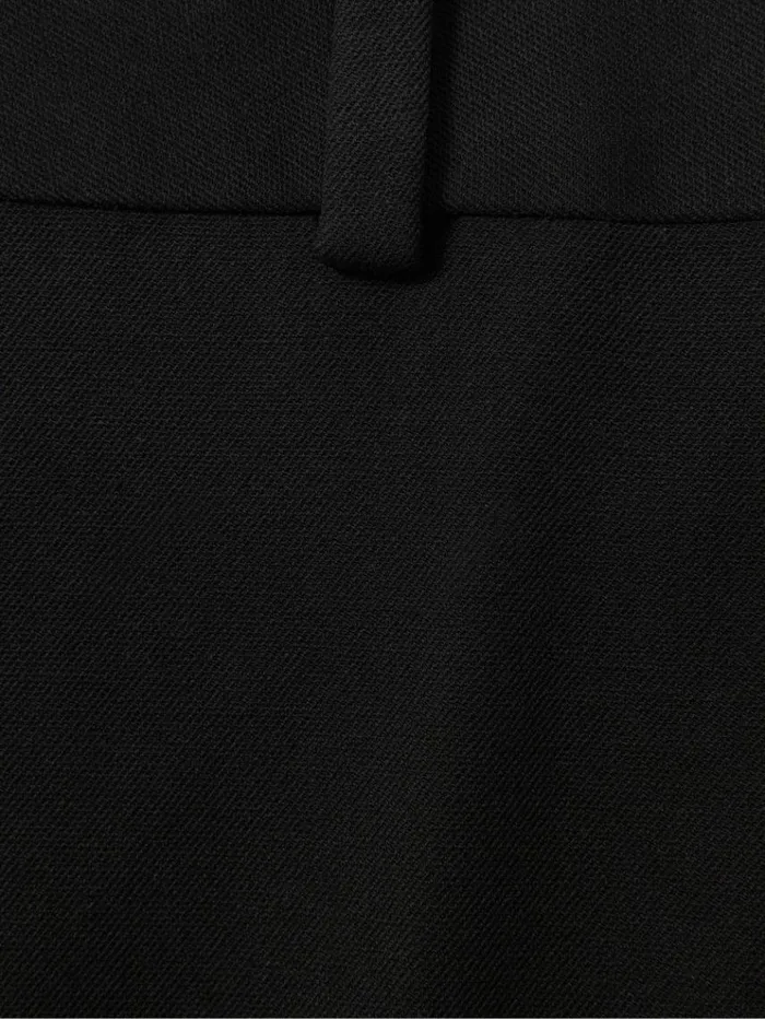 REISS Pants Women Slim Fit Suit Trousers Black