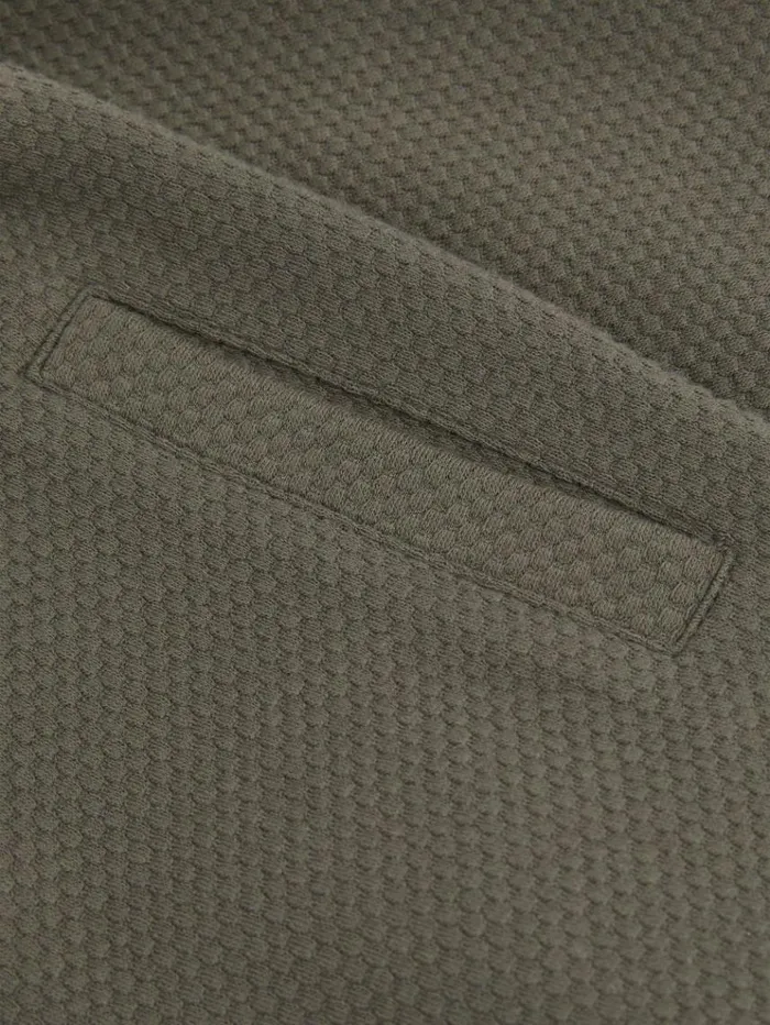 REISS Shorts Children Textured Drawstring Shorts Green Smoke