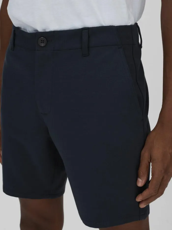 REISS Shorts Men Paige Tailored Knitted Shorts Deep Anchor