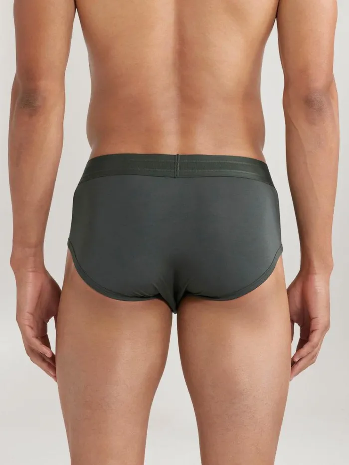 REISS Socks and Underwear Men CH Studios Boxer Briefs With TENCEL Fibers Pine Green