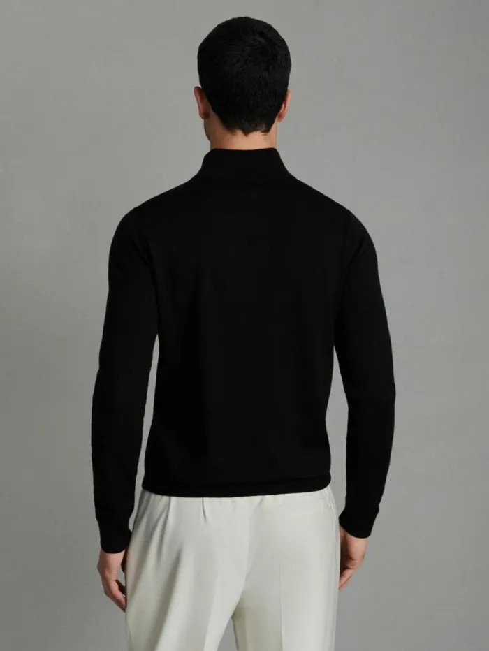 REISS Sweaters Men Pack Of Two Merino Wool Jumpers Black