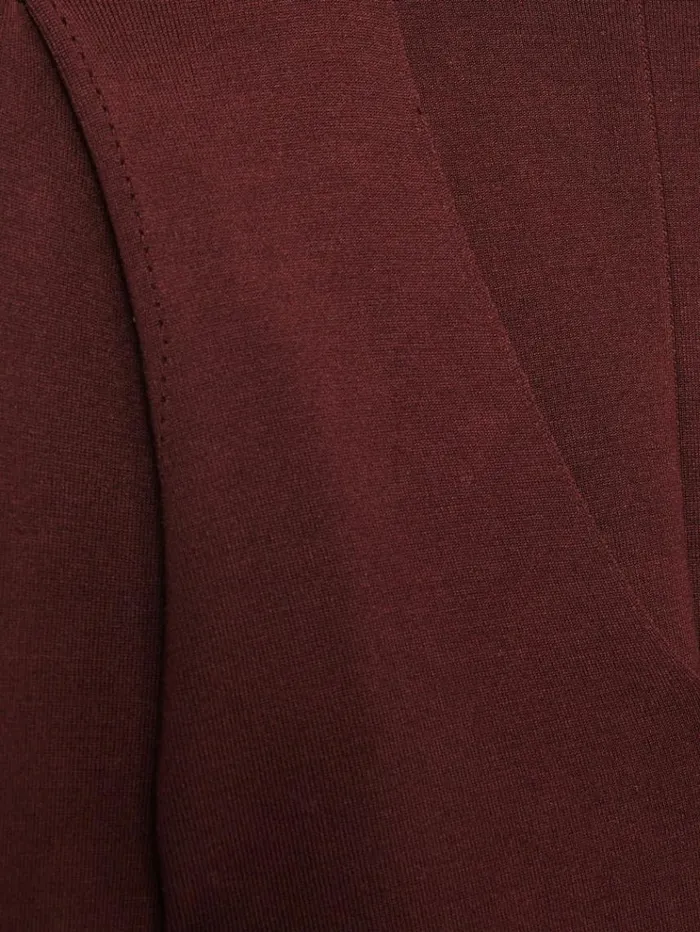 REISS Sweaters Women Atelier Knitted Silk Blend Top Oxblood
