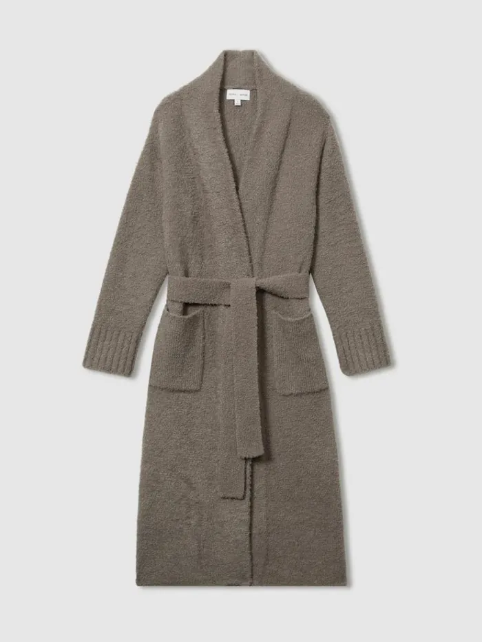 REISS Sweaters WomenMen Reiss Les 100 Ciels Boucl Cardigan With Wool Mink
