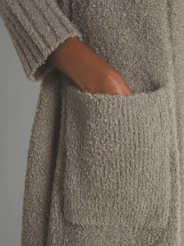 REISS Sweaters WomenMen Reiss Les 100 Ciels Boucl Cardigan With Wool Mink