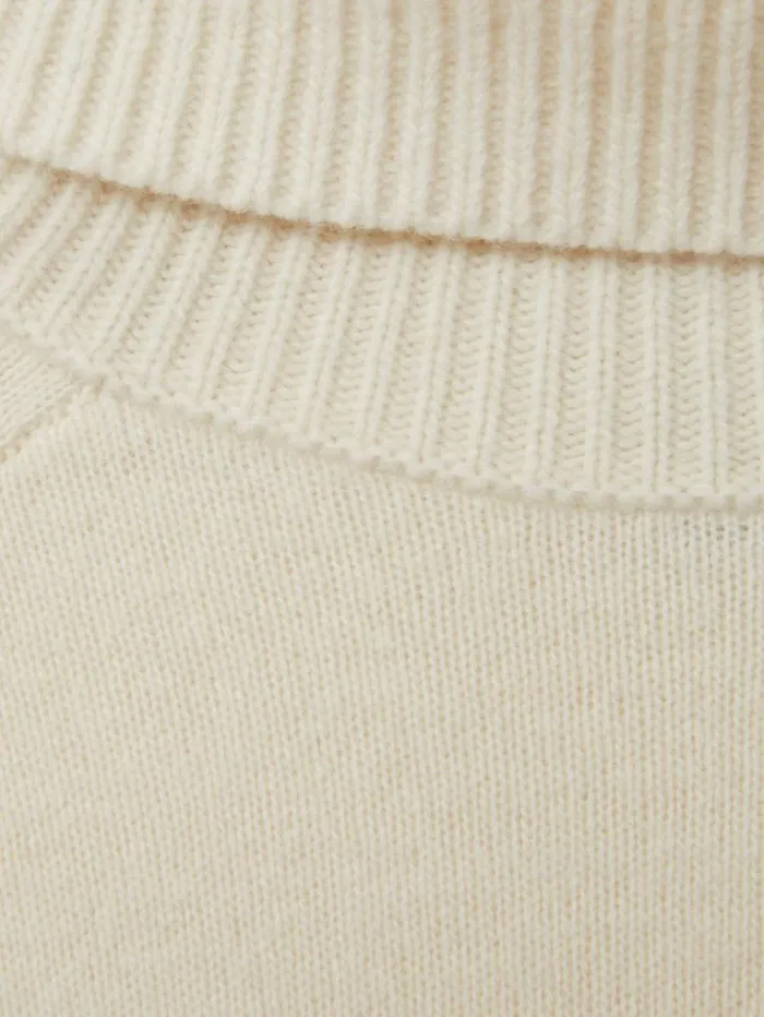 REISS Sweaters Women WoolCashmere RollNeck Jumper Cream